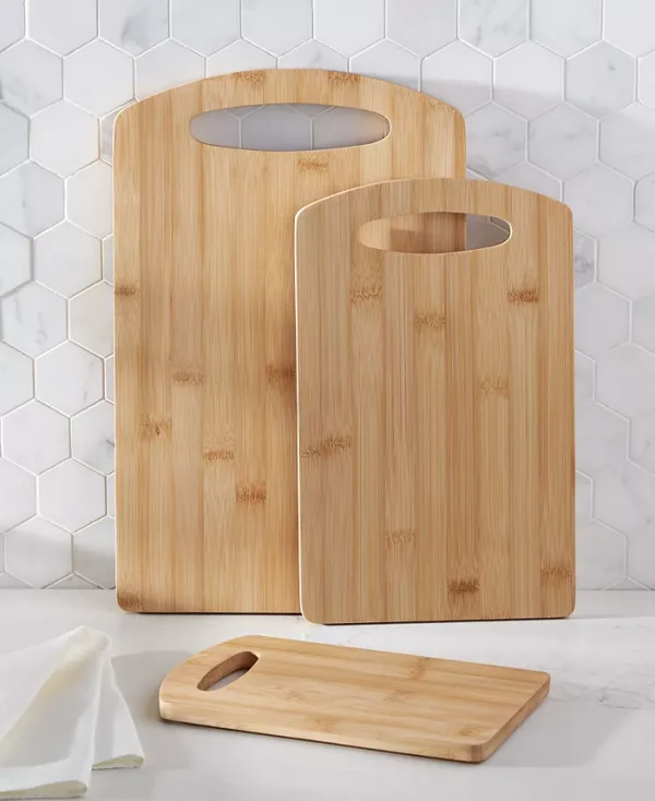 3-Piece Bamboo Cutting Boards Set - Image 2