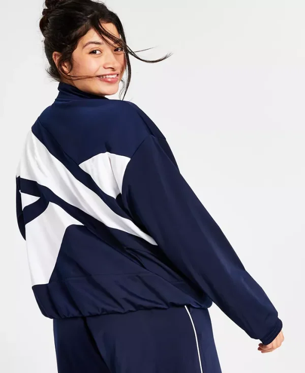 Women's Logo Tricot Long-Sleeve Track Jacket - Image 4