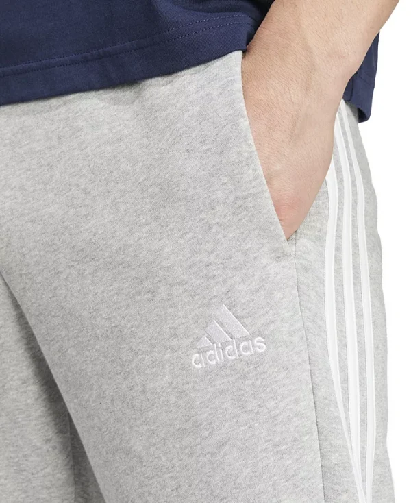 Men's Essentials 3-Stripes Fleece Sweatpants - Image 5