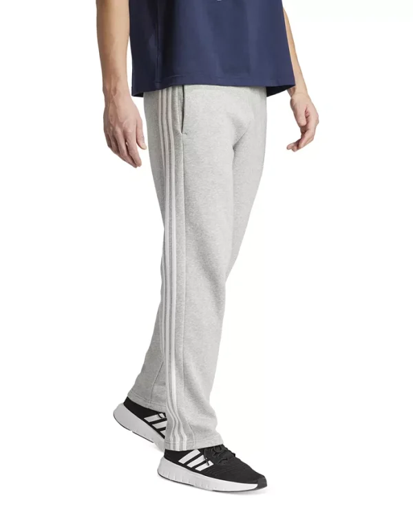 Men's Essentials 3-Stripes Fleece Sweatpants - Image 4