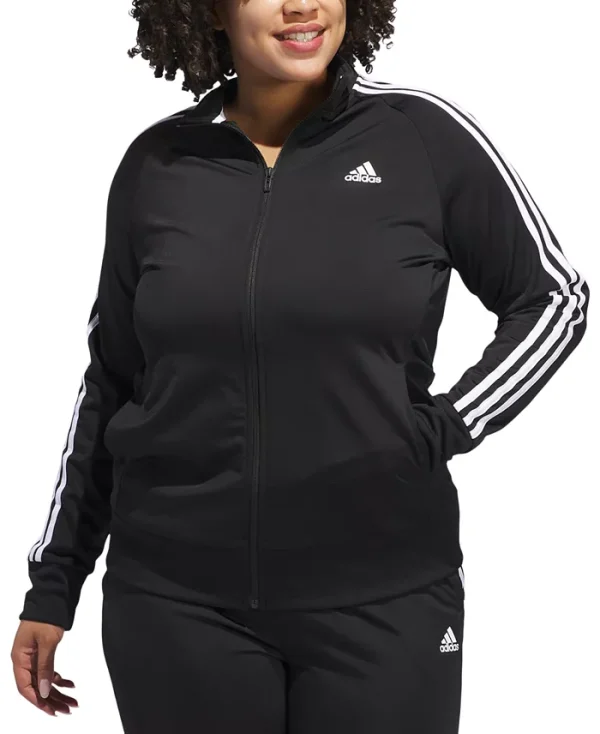 Women's 3-Stripe Tricot Track Jacket, XS-4X - Image 4