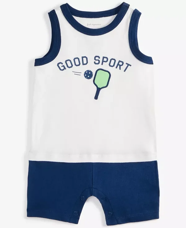 Baby Boys Good Sport Graphic Sunsuit